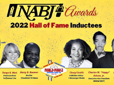 Tanya Hart was Inducted into the NABJ 2022 Hall of Fame